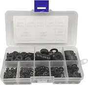 500Pcs 8 Size Round Nylon Washers Flat Gaskets Rings Sealing Washers Nylon Spacer Hardware Washers Assortment