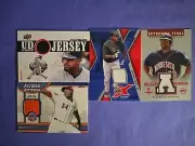 Aroldis Chapman, Prince Fielder Tori Hunter Delmon Young Topps GU 4 Patch Lot