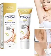 Hair Removal Cream for Women & Men – Painless Depilatory Cream for Private Areas Underarms Bikini Face & Body Sensitive Skin Formula with Flawless Smooth Skin