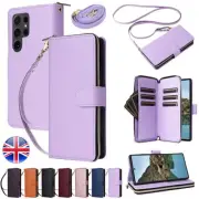 Leather Zipper Wallet Phone Case For Samsung A06 A16 A15 A55 A54 A33 A53 A23 A34