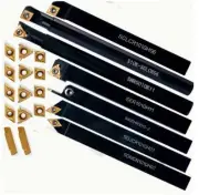 Lathe Turning Tool Threaded Holder 21pcs - 7pcs 3/8"(Approx. 1.9cm) Threaded