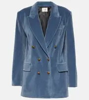 [Frame] Frame Cotton velvet blazer AU 16 blue