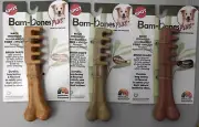 Ethical Pet 3 Pack of Bam-Bones Plus Durable Chew Toys for Dogs Combo Medium S