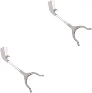 FRCOLOR 2sets Trash Clamps Hand Extender Grabber Tool Litter Picker Garbage up Reacher Short Grabber 2pcs*2