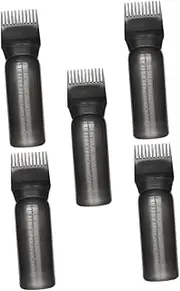 Hair Care Set: 5pcs Mini Hair Bottles for Dye Applicator Shampoo Oil Leakproof Design Accurate Measurement Modern Style