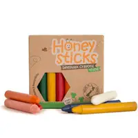 在飛比找ETMall東森購物網優惠-紐西蘭Honey Sticks 純天然蜂蠟無毒蠟筆-6歲以上
