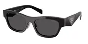 Prada PR B09SF Asian Fit 16K08Z Men's Sunglasses Black Size 53