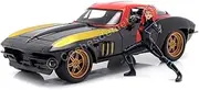 [Jada] 1:24 Diecast 1966 Chevy Corvette Stingray with Black Widow Figure
