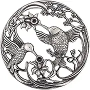 Carbatec Pewter Potpourri Lid - Hummingbird