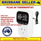 240V Digital Fridge Temperature Controller LCD Digital Thermostat 10A NEW