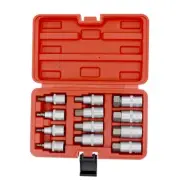 12Pcs 1/2 inch Drive Hex Bit Socket Set H5 H6 H7 H8 H10 H12 H14 H16 H174564