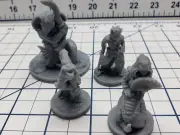 Empire of Scorching Sands - Snakefolk Minis - DND - Pathfinder - Dungeons & Drag