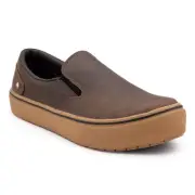 AIRWALK SAFETY Men's Venice Slip-On Composite Toe EH Work Shoe Buffalo Grazy Hor