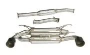 Invidia R400 70mm Cat Back Exhaust w/Black Tips for Subaru BRZ/Toyota 86 12-20 (for: Subaru)