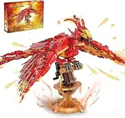 Magic Fire Phoenix Building Block Set, Phoenix Collection Model for Adults, Ideas Building Toy Gifts for Kids Boys and Girls Ages 8+, Easter Decor Gifts(938 PCS)