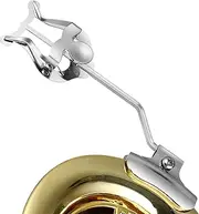 Toyvian Trombone Lyre Clip Trumpet Trombone Sheet Music Clip Trombone Lyre Sheet Clip Music Clamp-On Holder for Trombone Musicians (Silver)