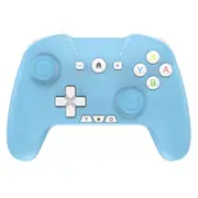 Bluetooth Controller for Switch/Mac/PC/Steam/Mobile Phone/iOS/Android/Apple Arcade MFi Games, Switch Pro Controller Wireless with Adjustable Dual Motion,Turbo,6-Axis (Blue)