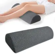 Half Moon Bolster Knee Pillow, Back Pain Relief Memory Foam Leg Pillow, Semi ...