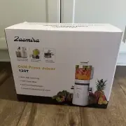Zasmira Cold Press Juicer Masticating Juicer Machine - NEW