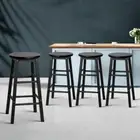 Bar Stools Stool Set of 4 Kitchen Swivel Counter Barstools Dining Chair Chairs W