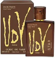 Ulric De Varens Star Eau de Toilette Spray for Men, Aromatic, 100 ml