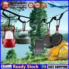 LF# 2pcs Hammock Strap Outdoor Camping Tree Hanging Load Bearing Rope (Black)