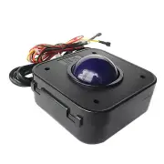 Round 4.5cm Purple PS2 PCB Connector Trackball Mouse With Screws Arcade Game s