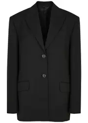 Acne Studios Woven Blazer - Black - 38 (UK10 / S) 38 (UK10 / S)