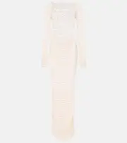 [Aya Muse] Aya Muse Sequined maxi dress AU 14 yellow