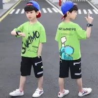 在飛比找蝦皮購物優惠-Boys Summer Short sleeved Set 