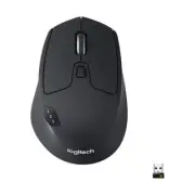 M720 Triathlon Multi-Device Wireless Mouse, Bluetooth, USB Unifying Receiver, 10