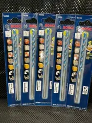 LOT OF 5 NEW Bosch 1/4" MultiConstruction Carbide Tip Bit MC06