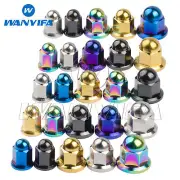 M6 M8 M10 Titanium Nut Hex Cap Screw Dome Head Nuts Ti Fastener Anodized Color