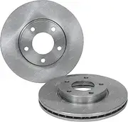 2 x Front Disc Brake Rotors for Mazda 3 BK BL Hatchback Sedan Neo Maxx SP20 4cyl 2.0L LF MZR MZR-CD 2004 2005 2006 2007 2008 2009 2010 2011 12 13 2014