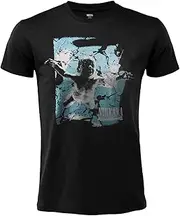 [Merch Traffic] Nirvana Nevermind T-Shirt Rock Official Schwarz Cotton Unisex Erwachsene Jungen.