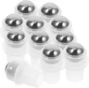TOVINANNA 20pcs Refillable Bottle Tops With Stainless Steel Roller Balls Essential Oil Roller Inserts For Aromatherapy And Perfume Bottles