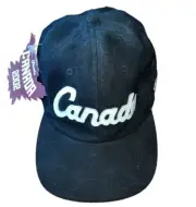 Roots Canada Hat 2002 Salt Lake City Olympics NWT New Blue Cotton Adjustable