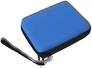 Protective Hard Shell Travel Carry Bag for 2DS with 8 Playing Card Holders, Shockproof, Dustproof, Lightweight Design for Daily Protection and Travel (Blue)
