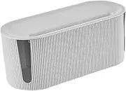 KALLORY 1Pc Cable Organizer Box Simple Cable Storage Container for Tidy Bedroom Living Room Office Durable Practical Socket Storage for Cords and Items