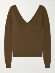 [SAINT LAURENT] SAINT LAURENT - Cashmere Sweater - Green - M M Green