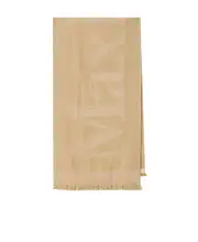 Wool blended shawl One size Nude