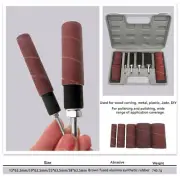 For Wood Carving/Polishing/Sanding Machine 20PCS Sanding Ring Drum Tool Box