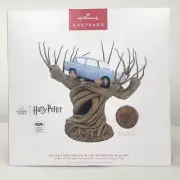 Hallmark Harry Potter Flying Ford Anglia in the Whomping Willow TREE TOPPER New