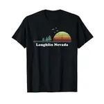 男士棉質 T 恤 VINTAGE LAUGHLIN、NEVADA SUNSET 紀念品印花 T 恤快速發貨 4XL 、