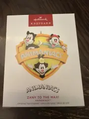 Hallmark 2023 Animaniacs Sign Zany to the Max Yakko Wakko Dot Keepsake Ornament