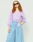 NWT Gorman Women Lilac organic cotton poplin wrap Shirt Size 12