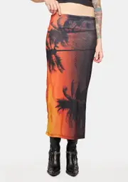 [BADEE] Holiday Sunset Maxi Skirt