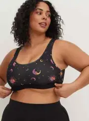 Torrid Plus Size Women's Cotton Scoop Bralette Crop Top - Size 3X
