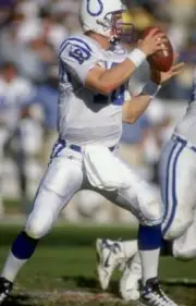 Quarterback Peyton Manning of the Indianapolis Colts in action 1998 Old Photo 2