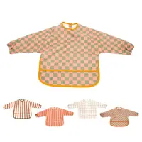 在飛比找樂天市場購物網優惠-Grech&Co. 兒童長袖防水圍兜(5款可選)畫畫衣|圍兜